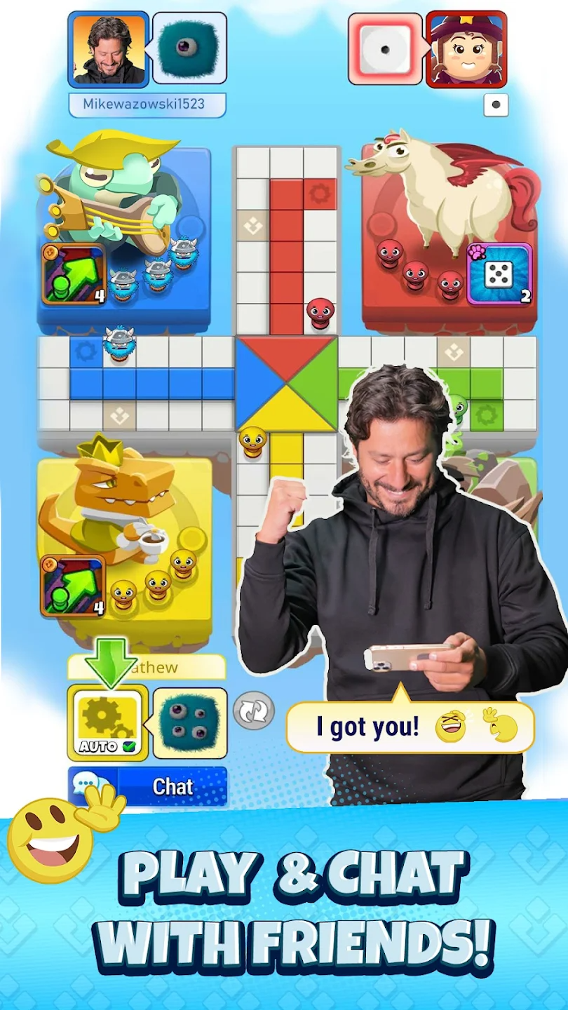 Ludo TEAMS board games online screenshot
