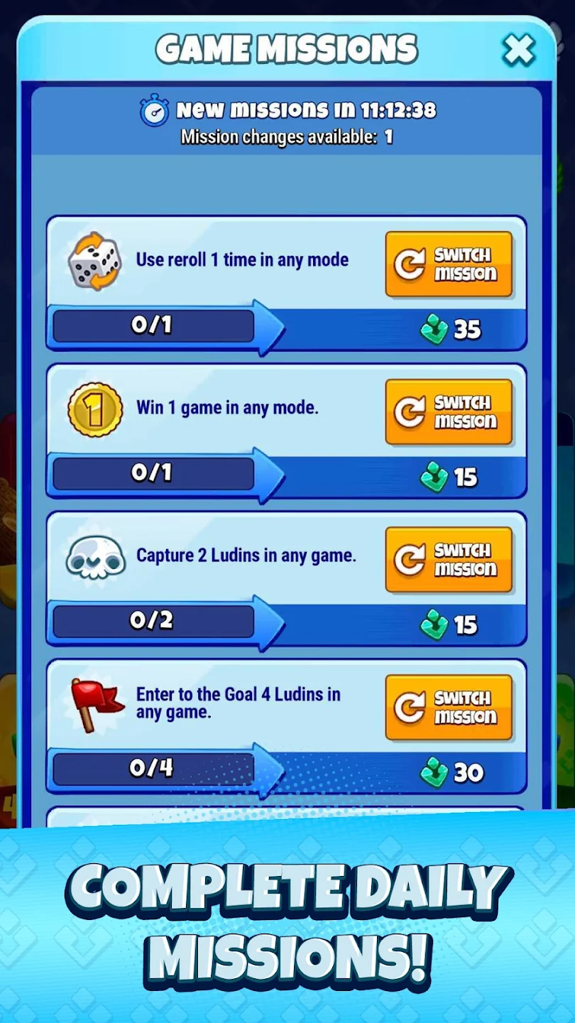 Ludo TEAMS board games online screenshot