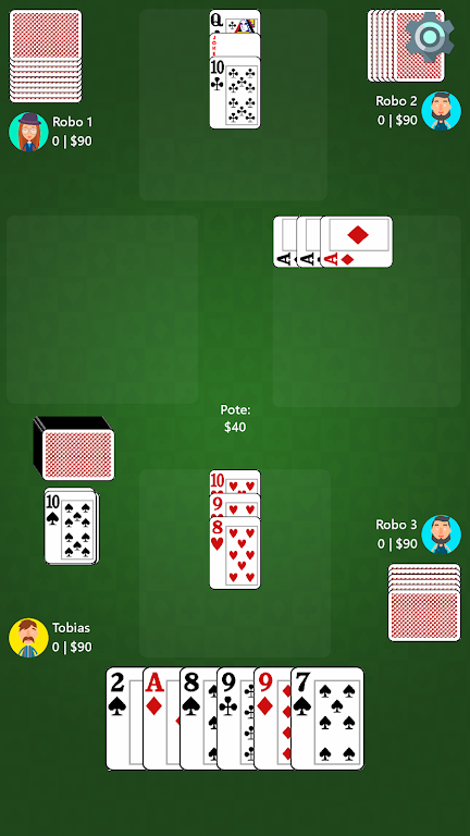 Pontinho - Jogo de Cartas Online screenshot