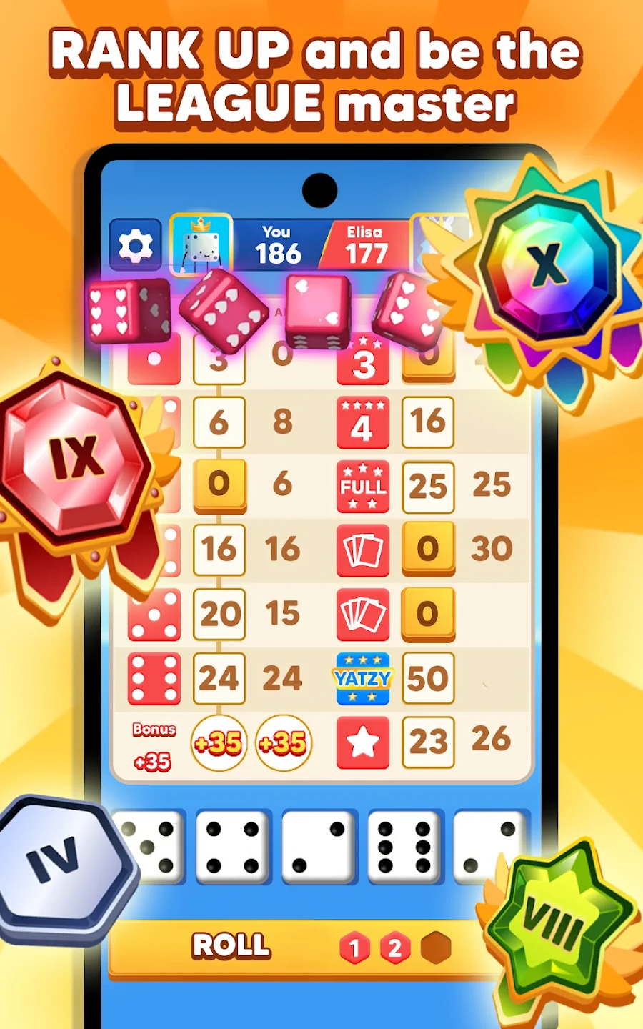 Yatzy Royale: Dice Game Online screenshot