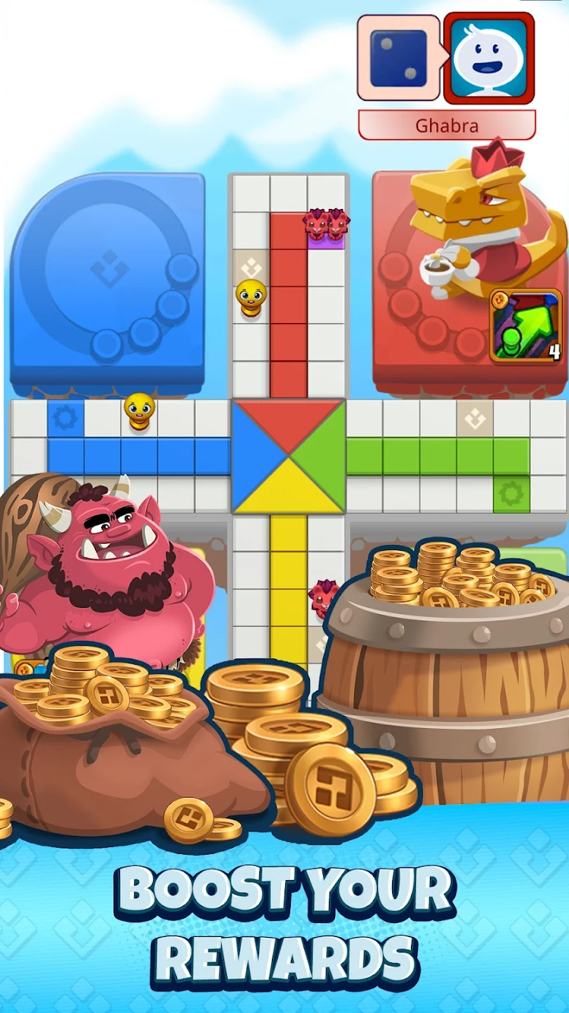 Ludo TEAMS board games online screenshot