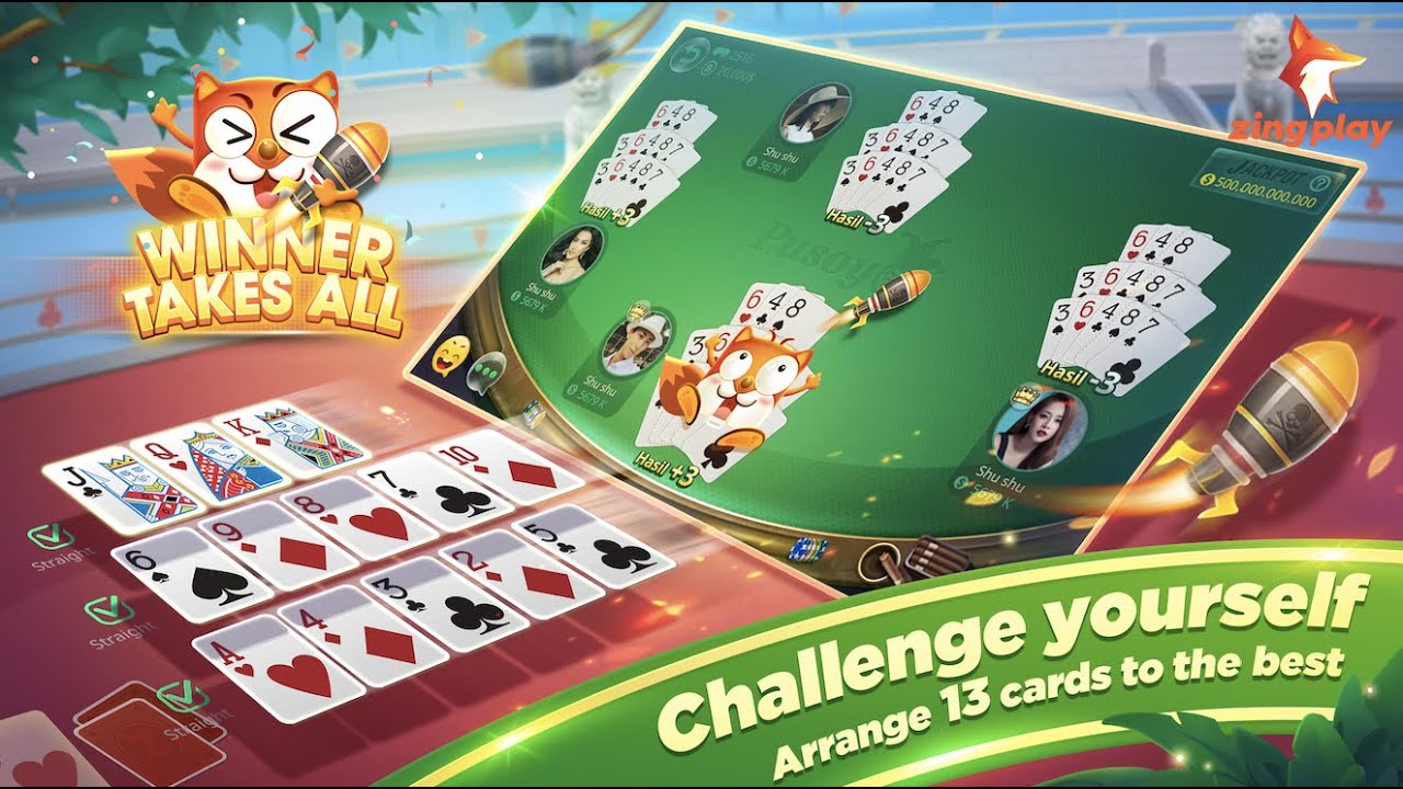 Pusoy ZingPlay - 13 cards game screenshot