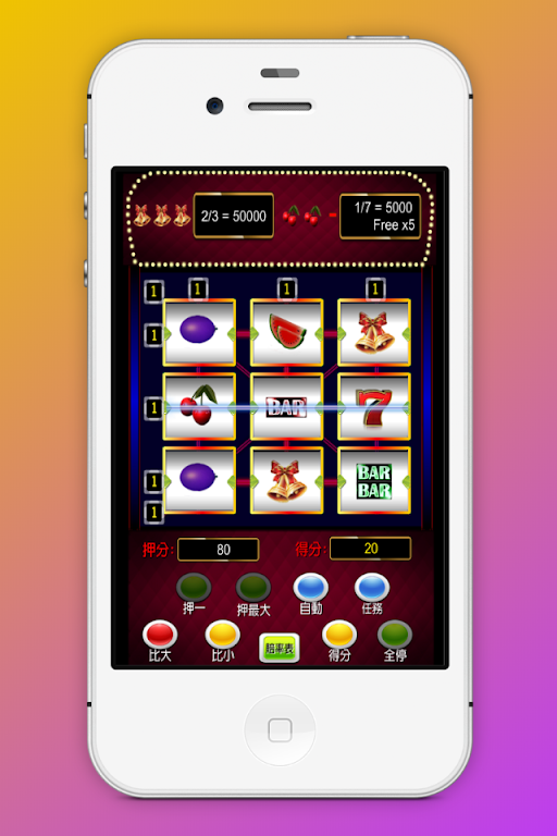 Fruit plate: 777 Slot Machine, screenshot