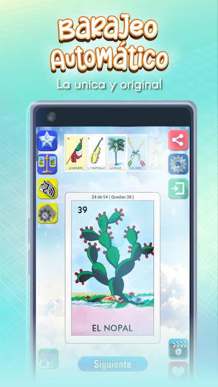 Baraja de Lotería Mexicana screenshot