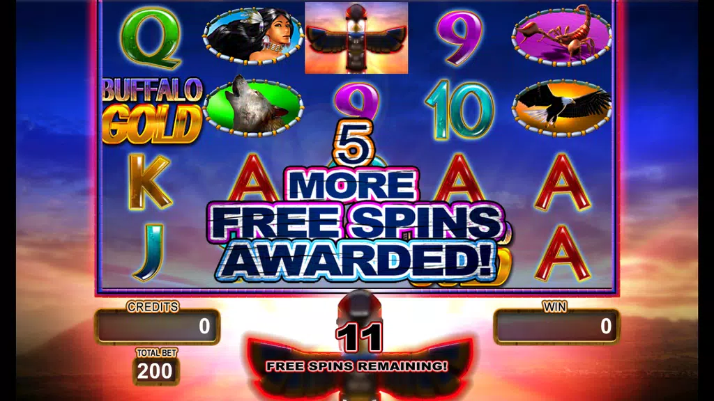 Buffalo Gold Slot Machine FREE screenshot
