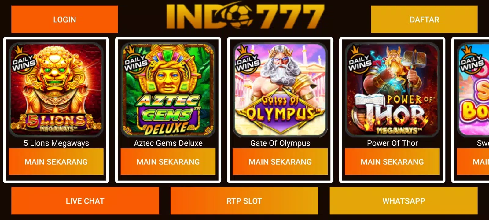 Indo777 screenshot
