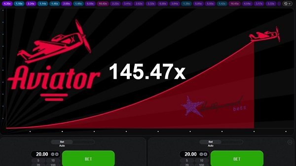 Aviator screenshot