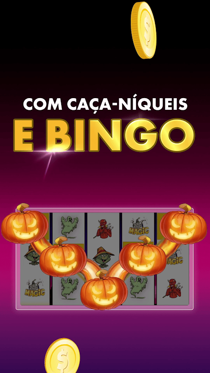 Halloween Caça Niquel e Bingo APK screenshot