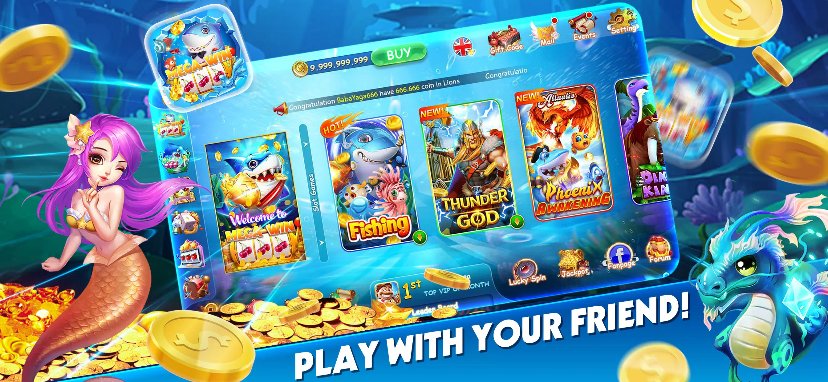 Mega Win Slots 777 Real Money APK screenshot