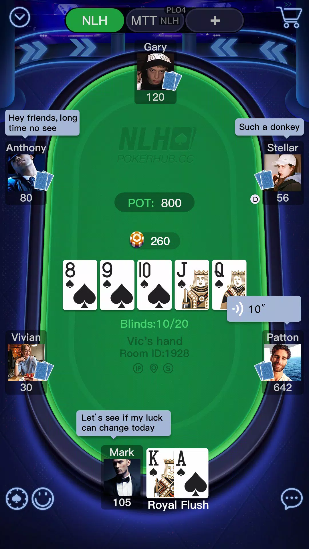Poker Hub App screenshot