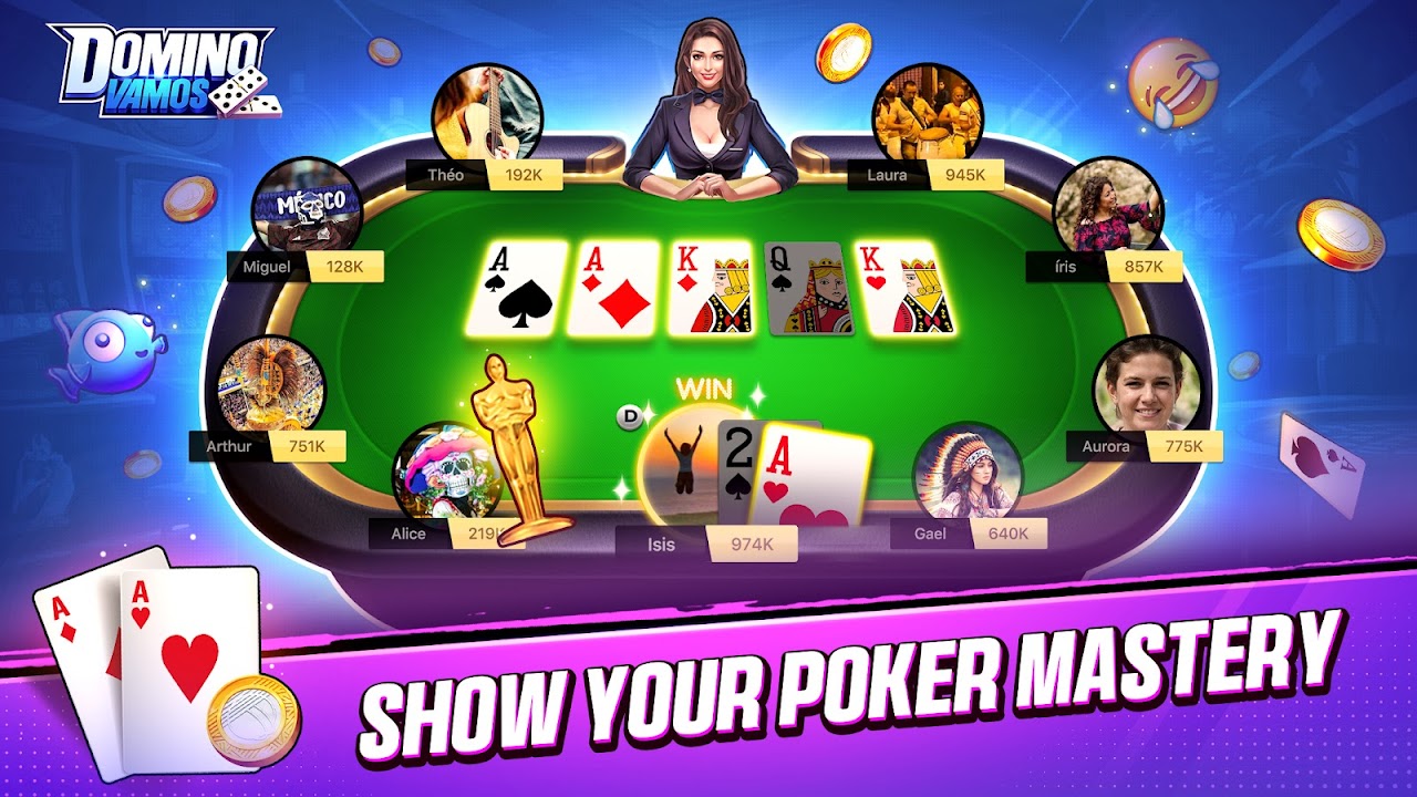 Domino Vamos Slot Crash Poker APK screenshot