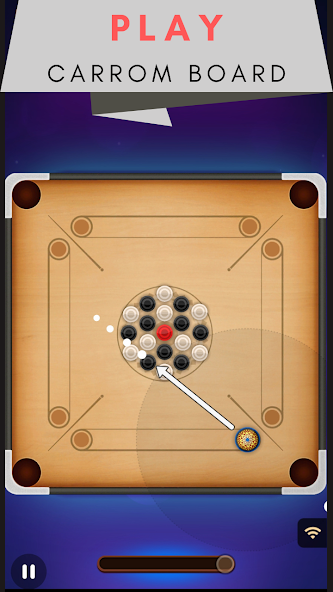 Carrom Board Offline Game APK screenshot