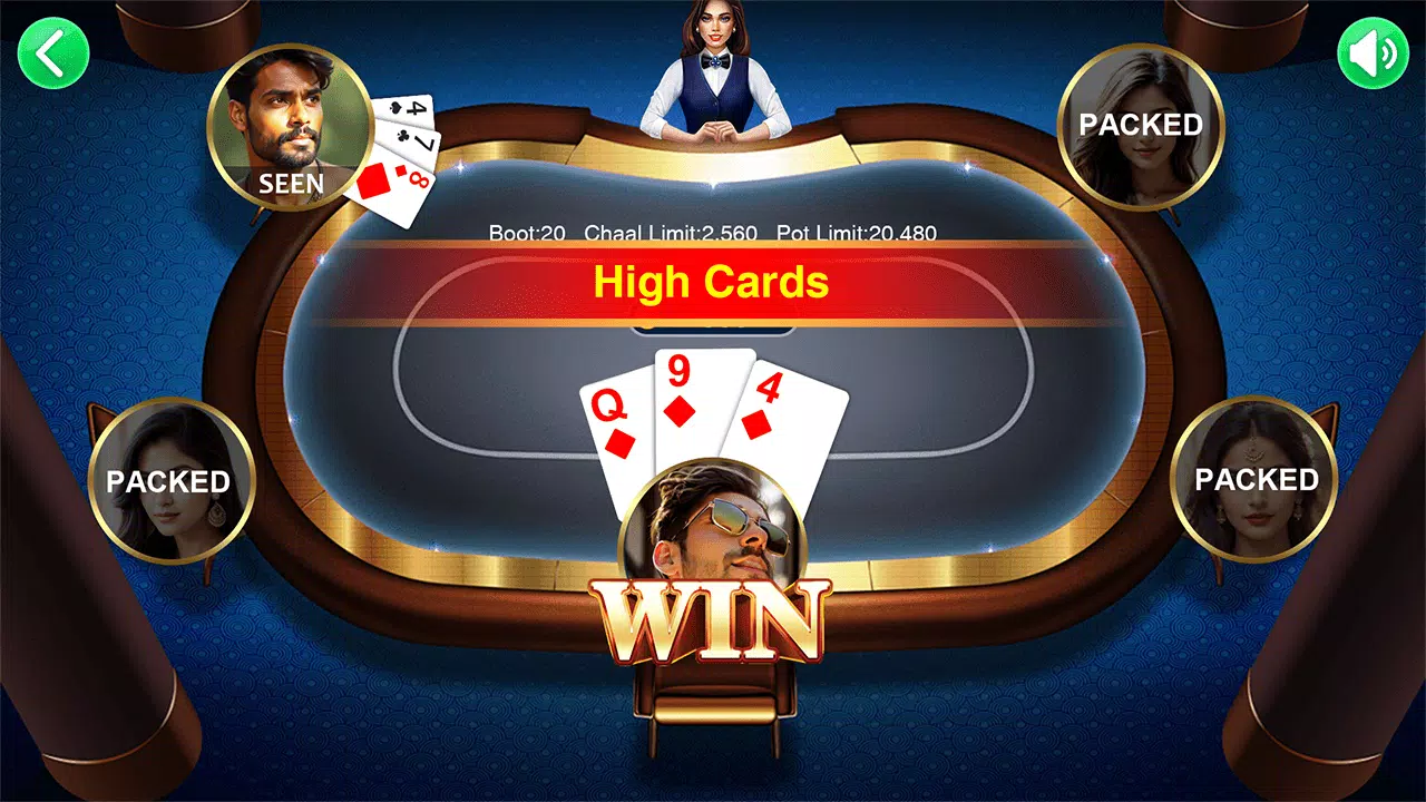 Teenpatti Training Simulator screenshot