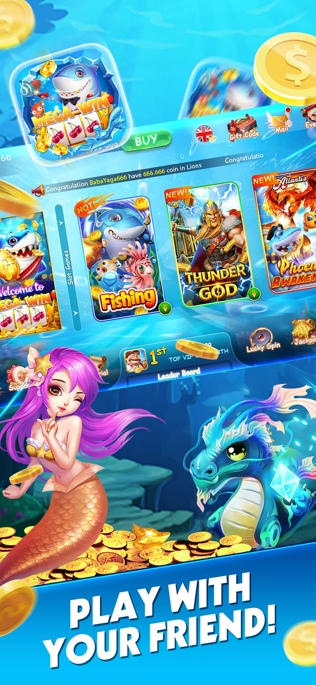 Mega Win Slot Machine APK screenshot