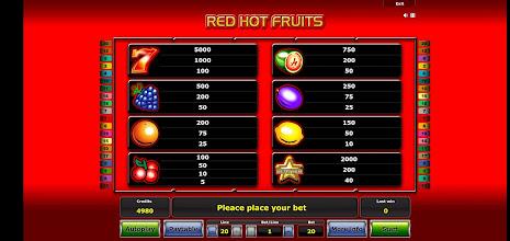 Romantic Fruit Slot Game screenshot