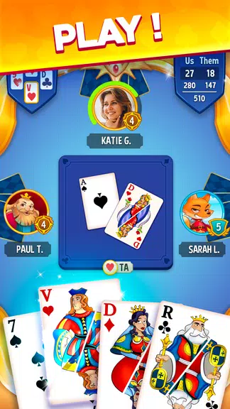 Belote & Coinche: le Défi screenshot