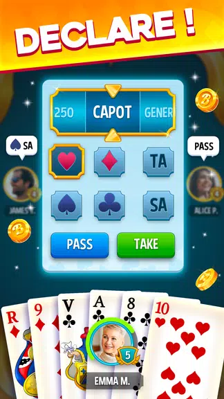 Belote & Coinche: le Défi screenshot