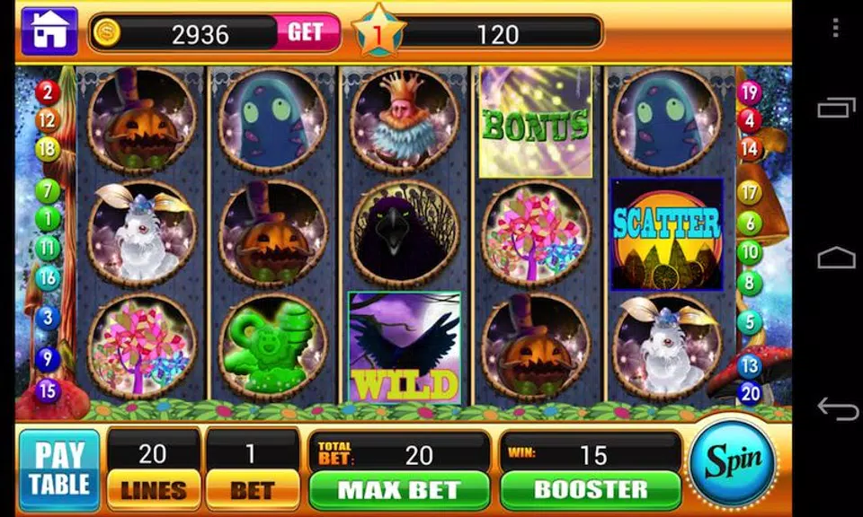 Alice in Magic World Slots-Vegas Slot Machine Game screenshot