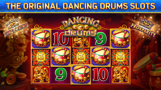 Dancing Drums Slots Casino Machine screenshot