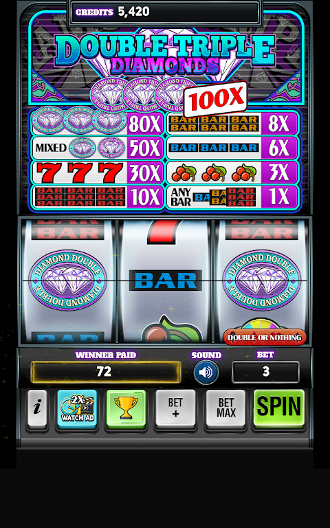 Diamond Deluxe Casino - Free Slot Machines screenshot