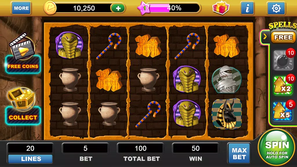 Slots Pharaoh's Secret screenshot