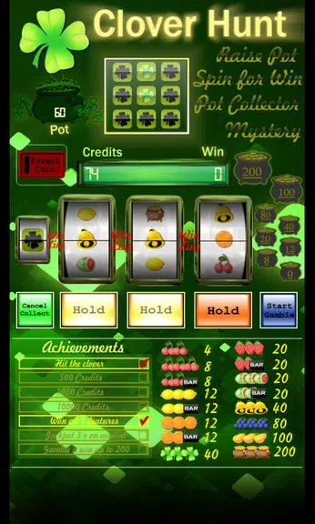 Slot Machine Clover Hunt Free screenshot