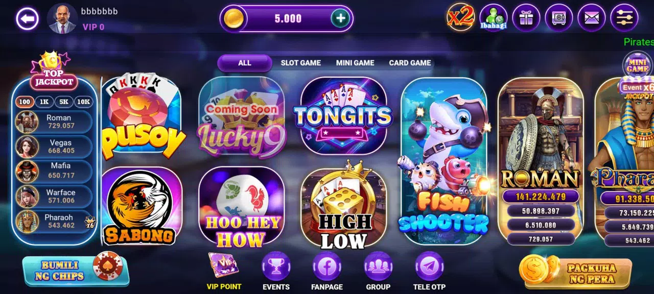 Pusoy 8: Tongits & Lucky Slots screenshot