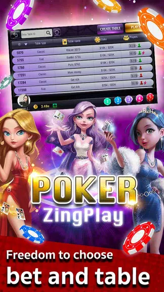 Poker ZingPlay Texas Hold'em screenshot