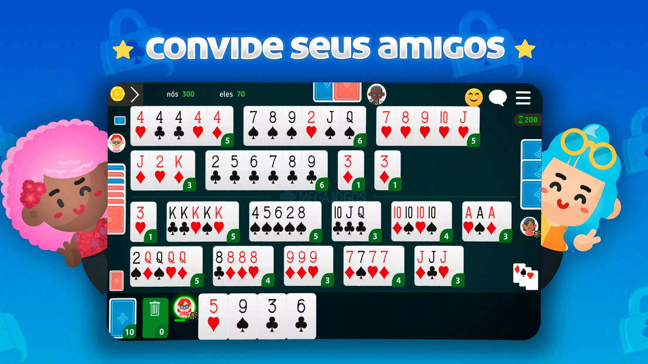 Tranca MegaJogos: Jogo Cartas screenshot