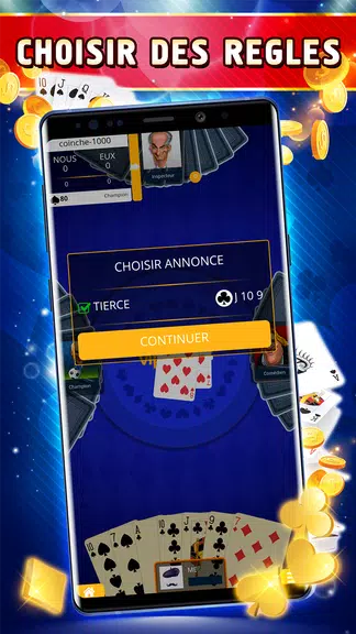 Coinche Offline -Single Player screenshot