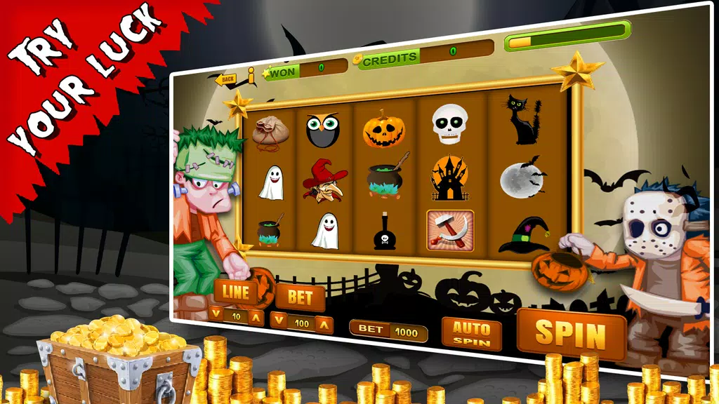 Spooky Halloween Slots Pokies screenshot