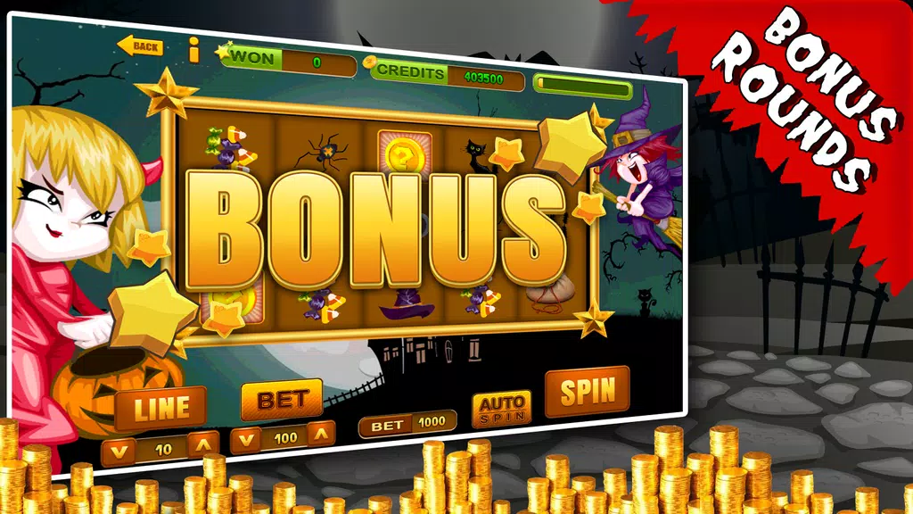 Spooky Halloween Slots Pokies screenshot