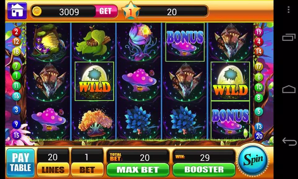Magic Forest Slot Machine Game - Free Vegas Casino screenshot