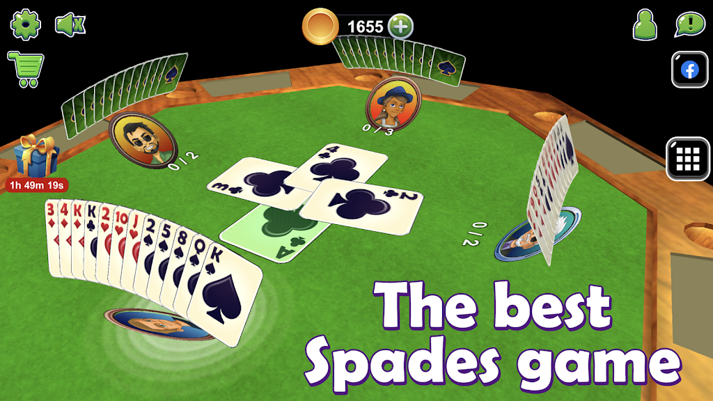 Spades 3D screenshot