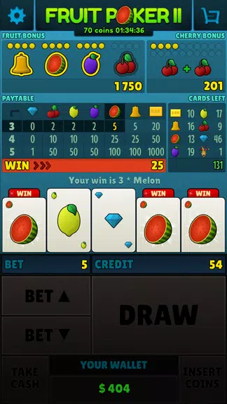 Fruit Poker II screenshot