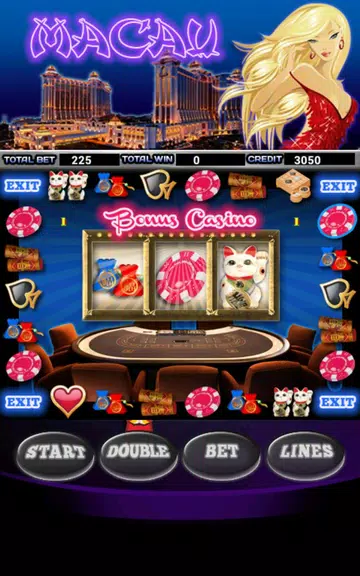 Macau Slot Machine HD screenshot