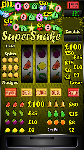 Super Snake Slot Machine screenshot