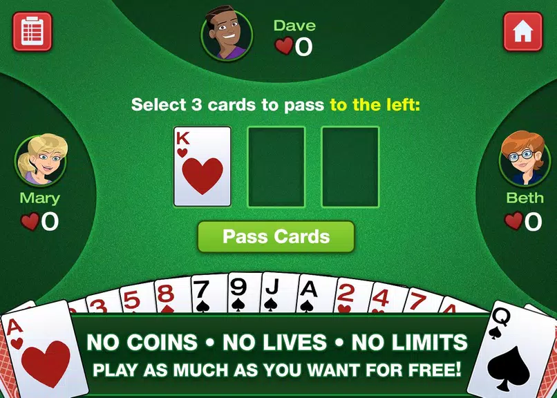 Simply Hearts - Classic Card G screenshot