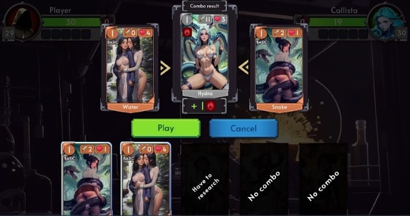 Harem of Lust: Battle Cards screenshot