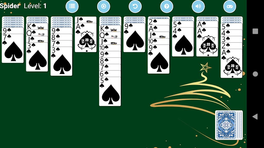 Spider Solitaire X screenshot