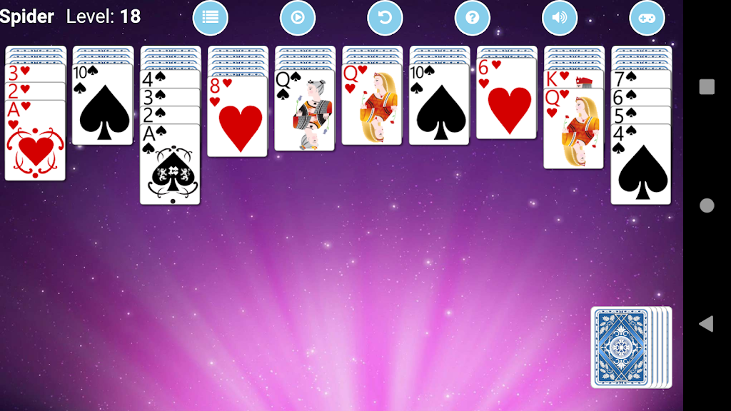 Spider Solitaire X screenshot