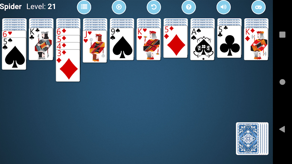 Spider Solitaire X screenshot
