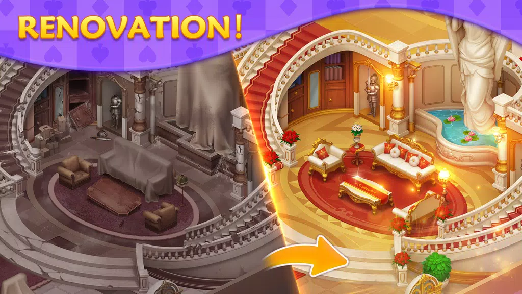 Solitaire Castle Story：Design screenshot
