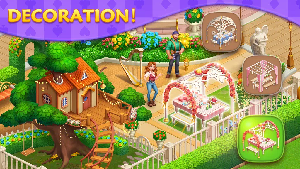 Solitaire Castle Story：Design screenshot