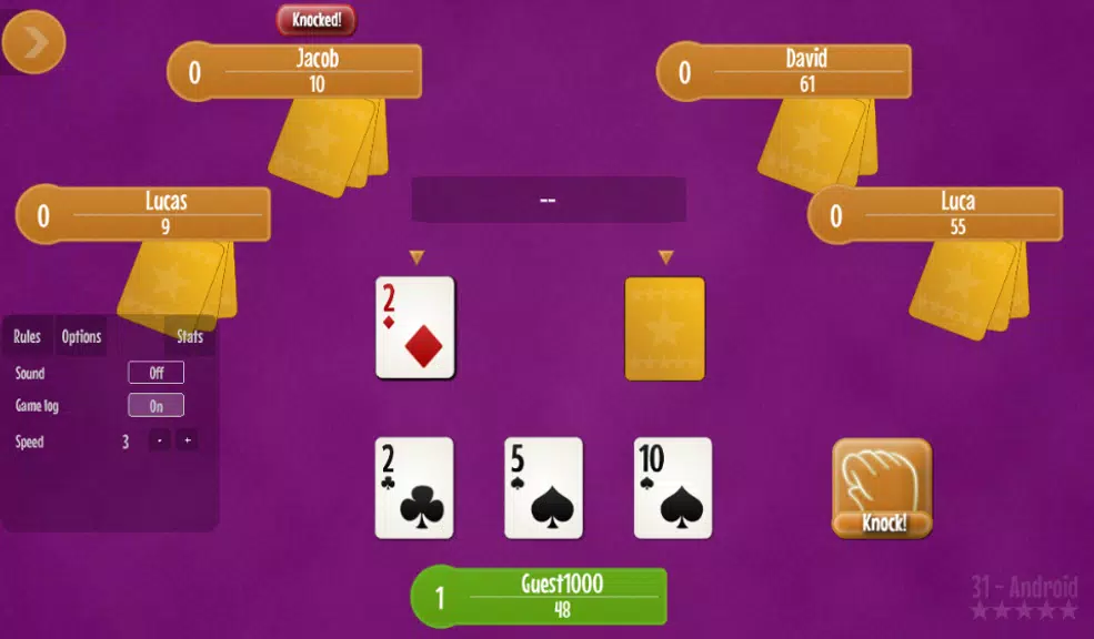 Thirty one - 31 card game. screenshot