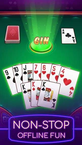 Gin Rummy HD - Offline Gin Rum screenshot