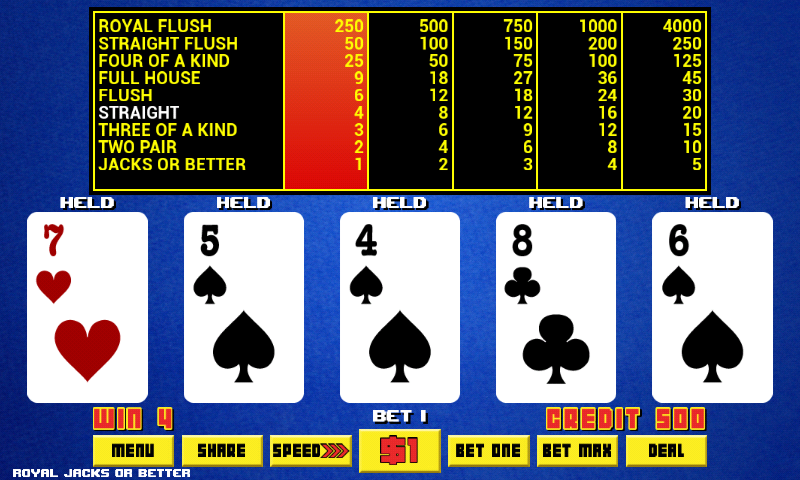 Video Poker - Royal Online screenshot