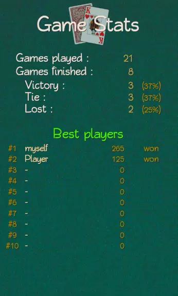 The Indian (Cards Game) screenshot
