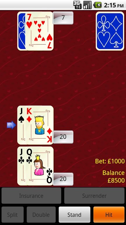 Blackjack Challenge Free screenshot
