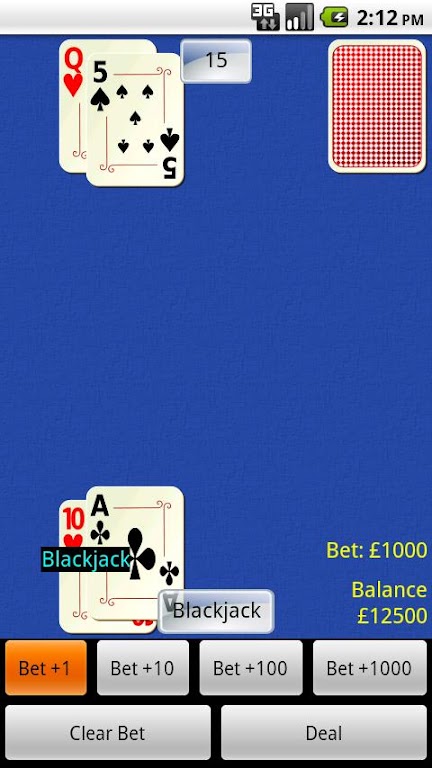 Blackjack Challenge Free screenshot